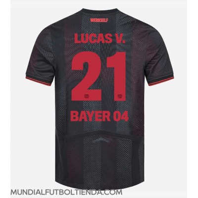 Camiseta Bayer Leverkusen Lucas Vazquez #21 Primera Equipación Replica 2025-26 mangas cortas Camiseta Bayer Leverkusen Lucas Vazquez #21 Primera Equipación Replica 2025-26 mangas cortas